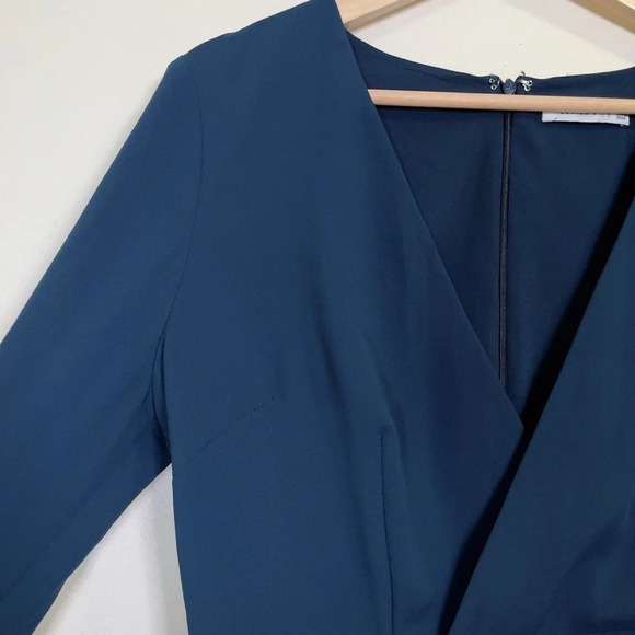 COOPER ST | NAVY VNECK LONG SLEEVE MINI DRESS - Picture 5 of 14